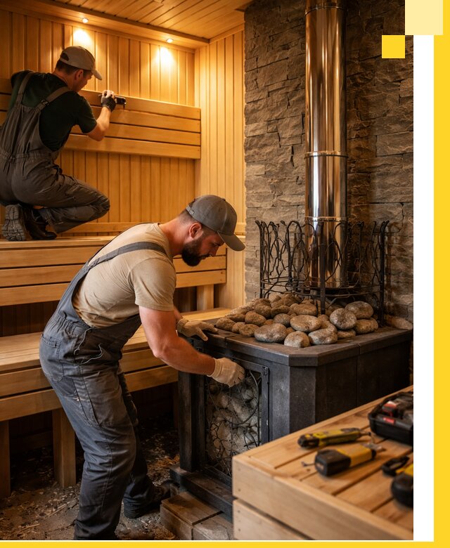 Комплексный дизайн бань, саун и зон отдыха в Георгиевске