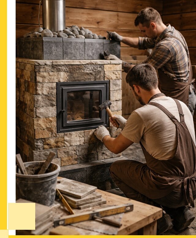 Облицовка банной печи в Георгиевске от 15461 р. | ЭриданГрг