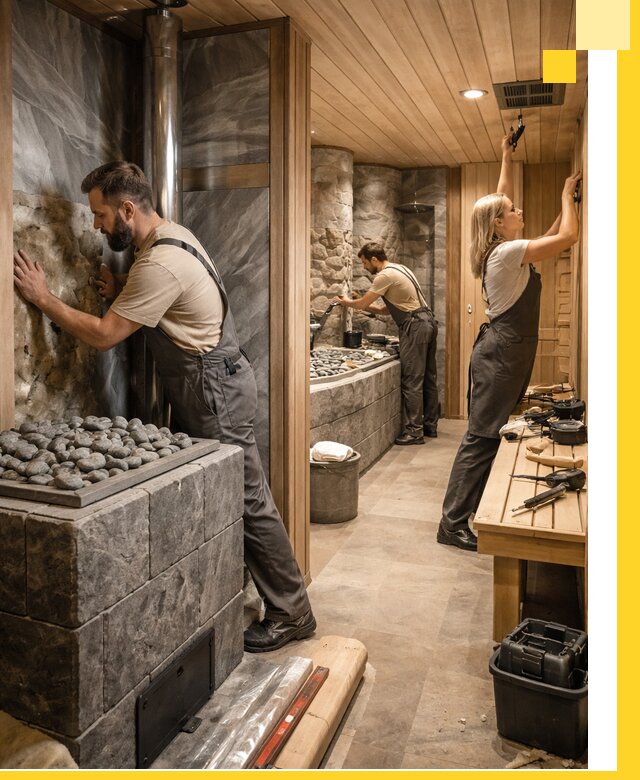 Строительство бань и SPA процедур в Георгиевске под ключ и отделкой