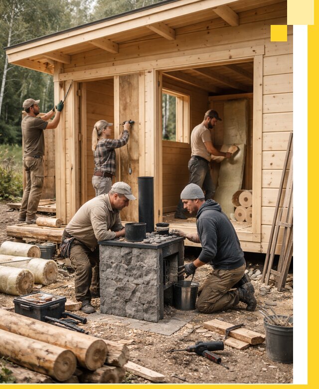 Купить баню под ключ в Георгиевске строительство монтаж отделка