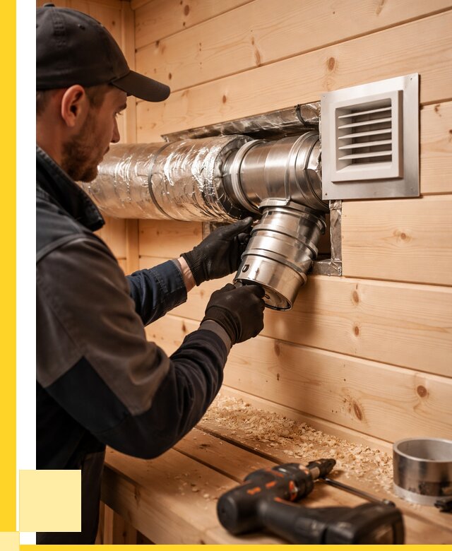 Монтаж вентиляции бани в Георгиевске от 12368 р. | ЭриданГрг