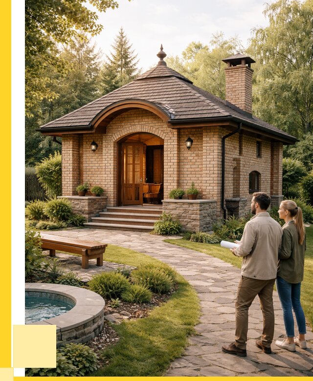 Проект кирпичной бани в Георгиевске от 30921 р. | ЭриданГрг