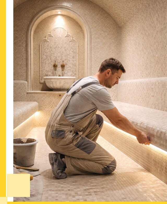 Отделка хамамов под ключ в Георгиевске от 5669 р. | ЭриданГрг