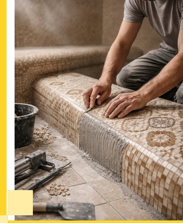 Плитка для хамама под ключ в Георгиевске от 3607 р. | ЭриданГрг