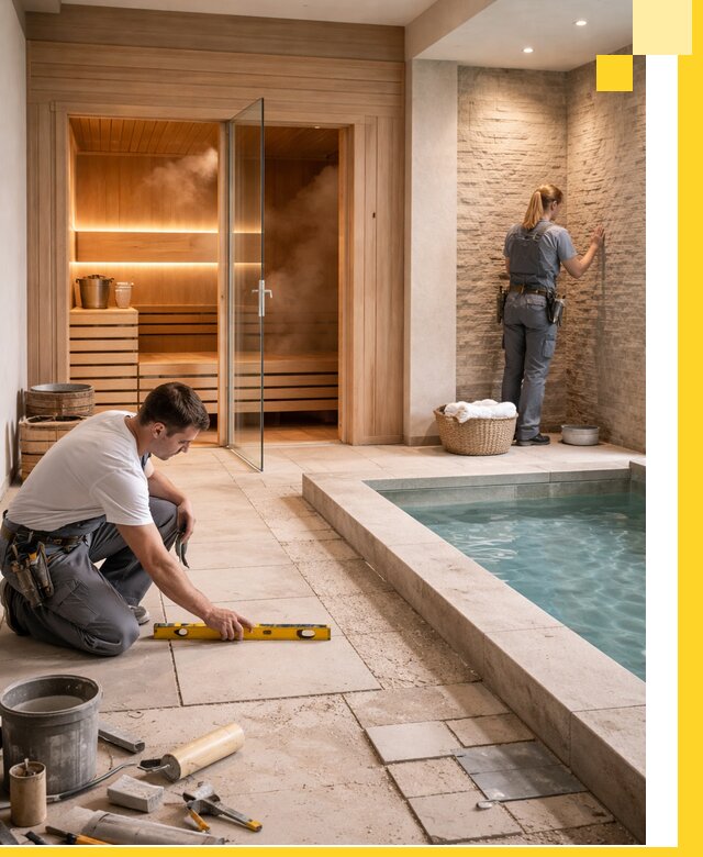 Комплексный дизайн и отделка интерьеров SPA под ключ в Георгиевске